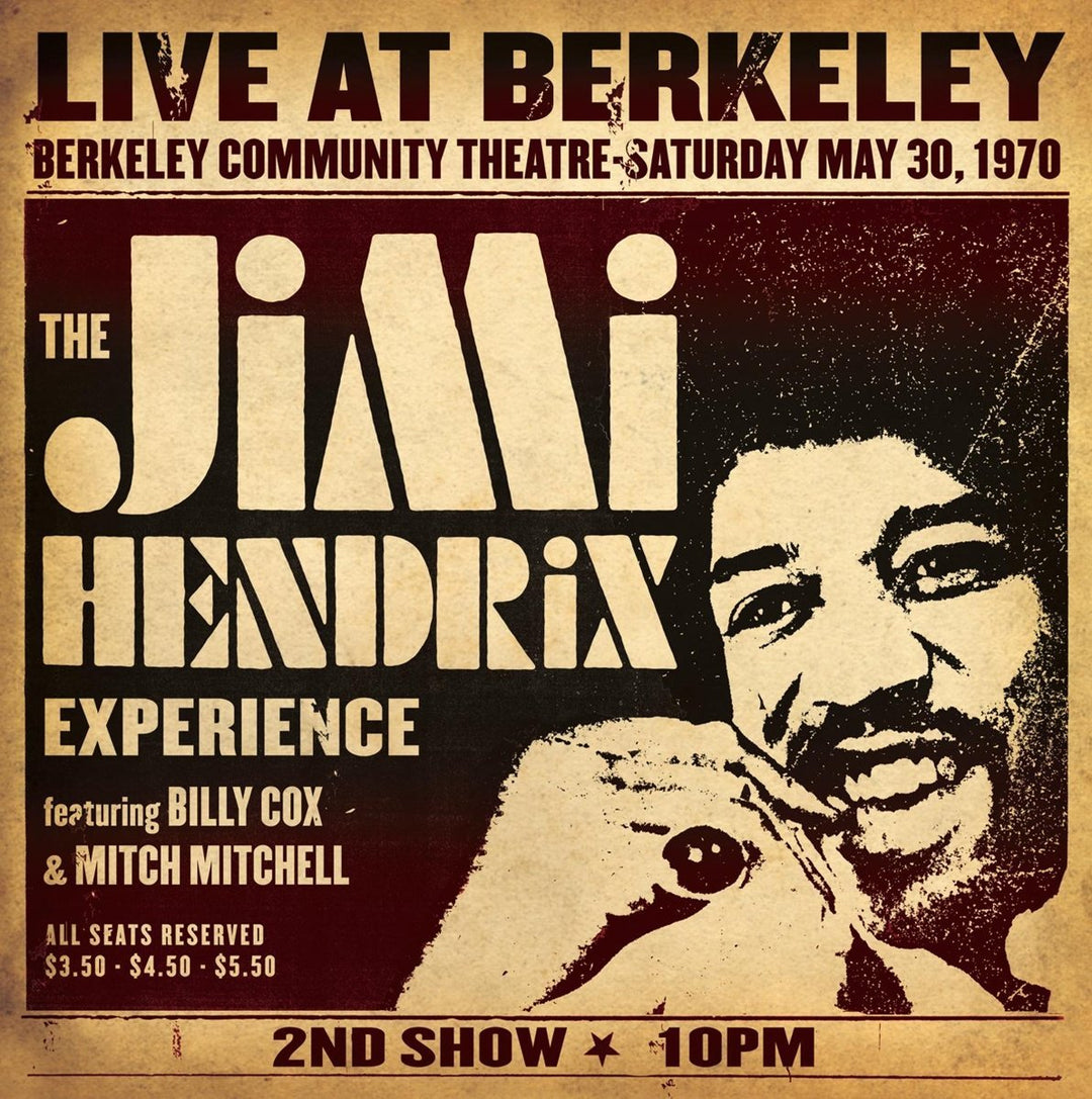 Jimi Hendrix Experience Live at Berkeley (2 Lp's) - Jimi Hendrix Experience