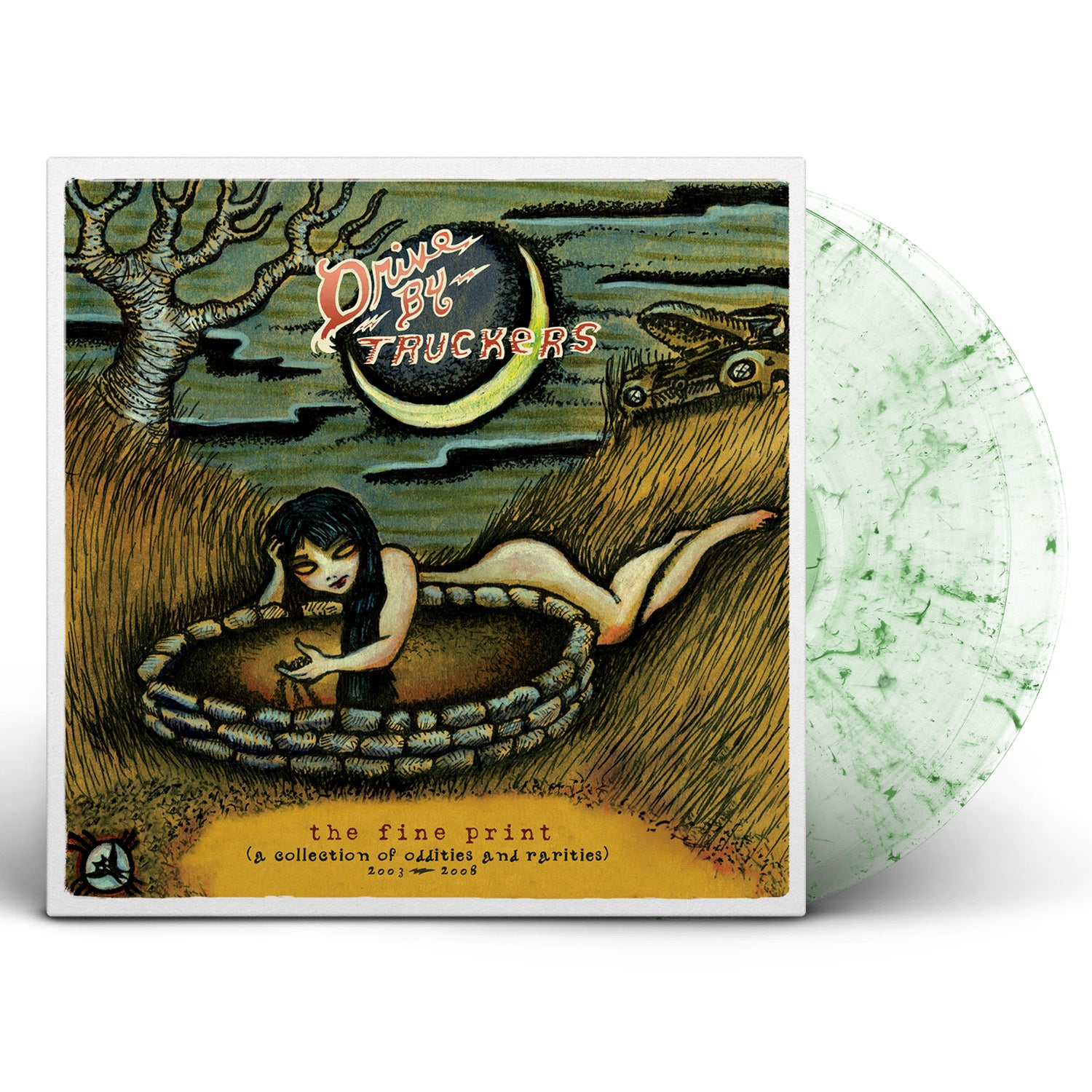 The Fine Print (Gatefold LP Jacket, Limited Edition, 180 Gram Vinyl, Clear Vinyl, Green) (2 Lp's) - Drive-By Truckers