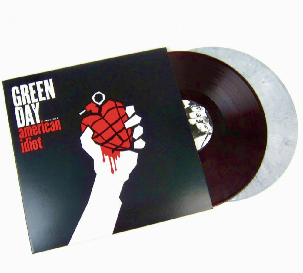 American Idiot (Limited Edition) ( Red with Black swirl/ White with Black swirl [Import] (2 Lp's) - Green Day