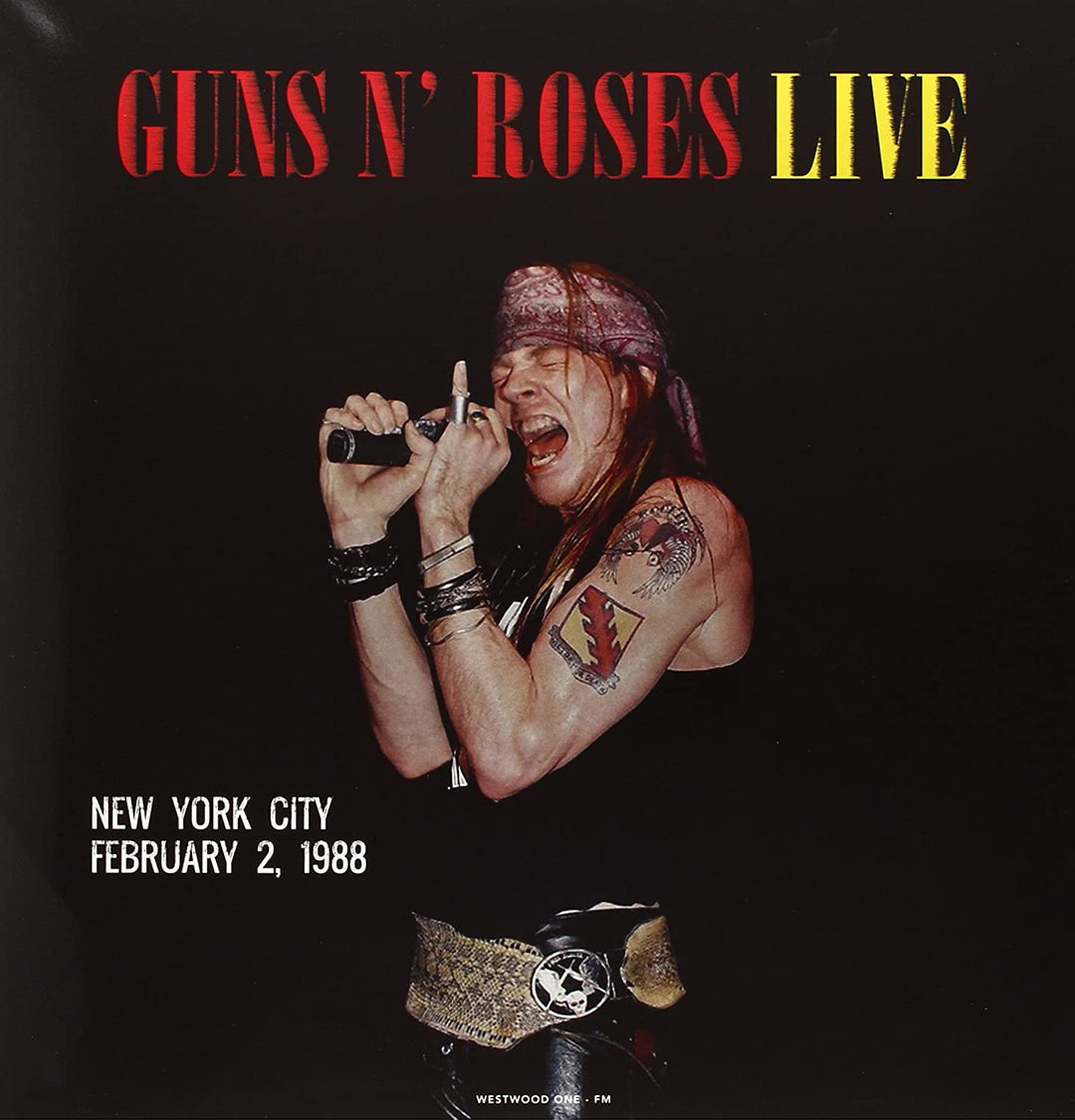 Live In New York City / February 2 1988 (Red Vinyl) - Guns N' Roses