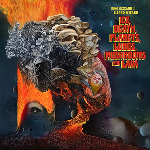 Ice, Death, Planets, Lungs, Mushrooms and Lava [Recycled Black Wax 2 LP] - King Gizzard & The Lizard Wizard
