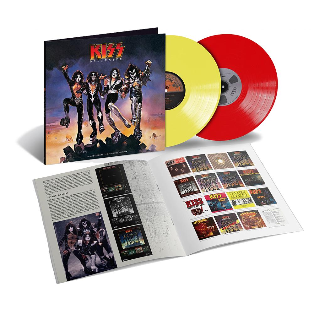 Destroyer: 45th Anniversary (Limited Edition, Yellow & Red Colored Vinyl,Deluxe Edition) (2 Lp's) - KISS