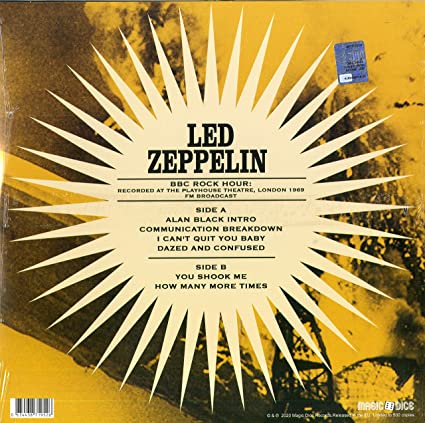 BBC Rock Hour: Recorded at the Playhouse Theatre, London 1969 [Import] - Led Zeppelin