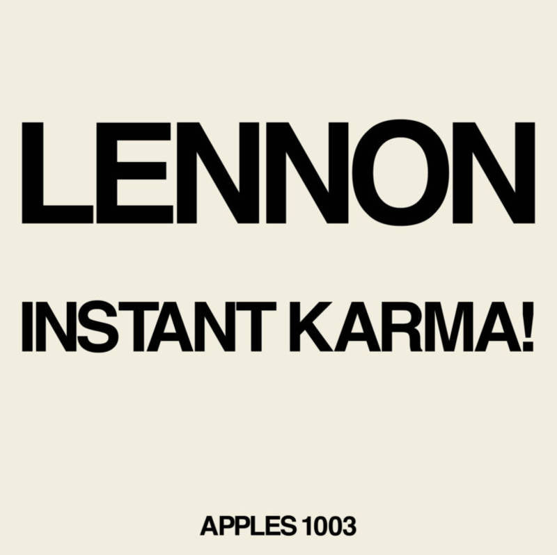 Instant Karma! (2020 Ultimate Mixes) [7" Single] | RSD DROP - Lennon/Ono With The Plastic Ono Band