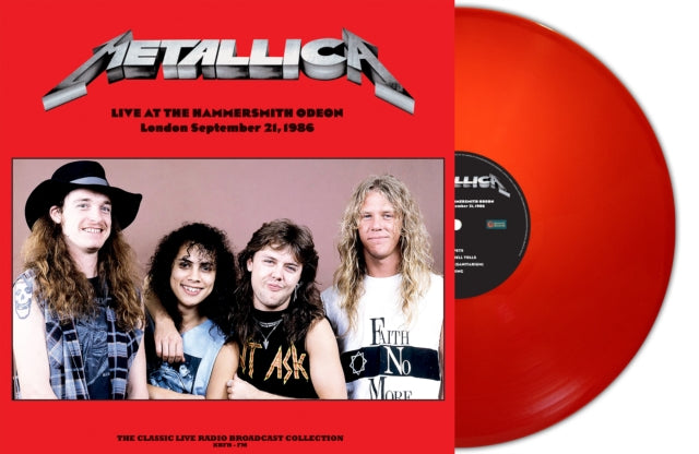 Live at the Hammersmith Odeon, London, September 21st 1986 (180 Gram Red Vinyl) [Import] - Metallica