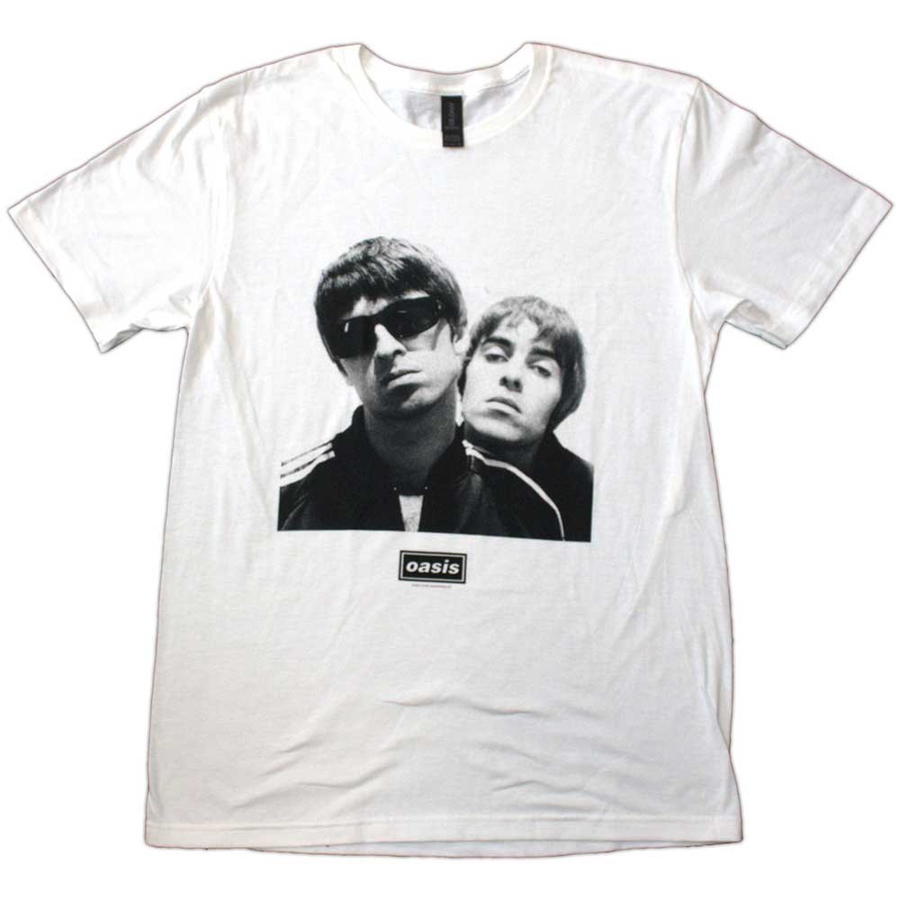 Noel & Liam Square Photo - Oasis White