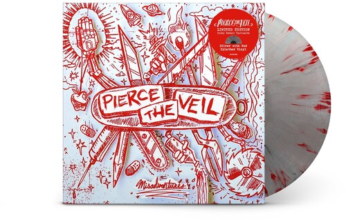 Misadventures (Indie Exclusive, Limited Edition, Colored Vinyl, Red, Silver) - Pierce The Veil
