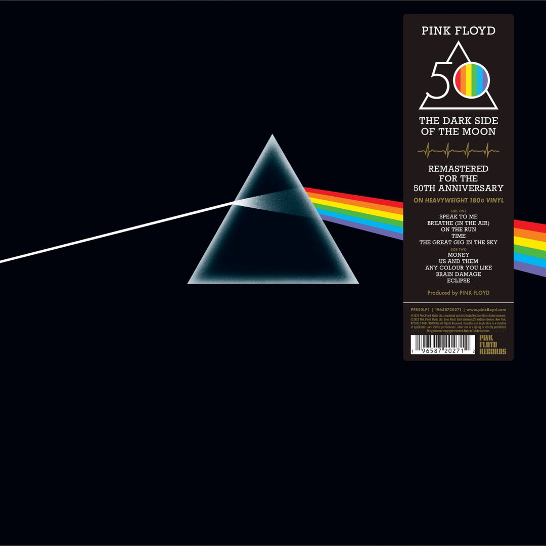The Dark Side Of The Moon (50th Anniversary Edition) (180 Gram Vinyl, Sticker, Remastered, Gatefold LP Jacket) - Pink Floyd