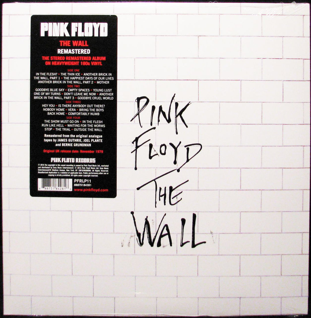 The Wall (Remastered) (180 Gram Vinyl, Gatefold LP Jacket) (2 Lp's) - Pink Floyd