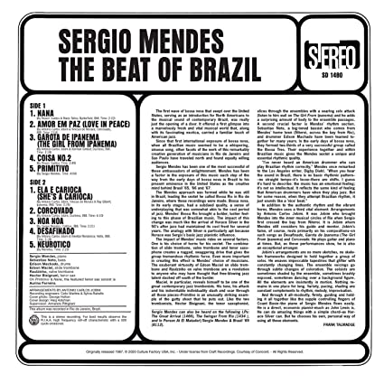 The Beat Of Brazil (Green & Yellow Vinyl) - Sergio Mendes