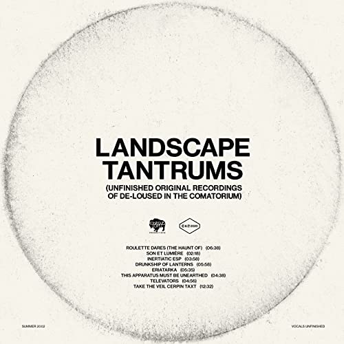Landscape Tantrums - Unfinished Original Recordings Of De-Loused In The Comatorium (Black Vinyl) - The Mars Volta