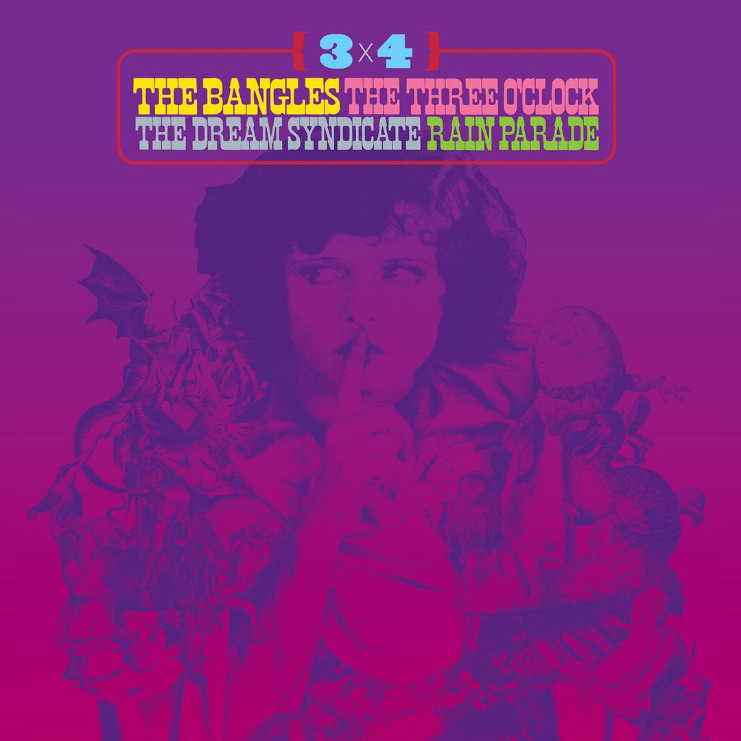 3 x 4: The Bangles, The Three O'Clock, The Dream Syndicate, Rain Parade - Various Artists