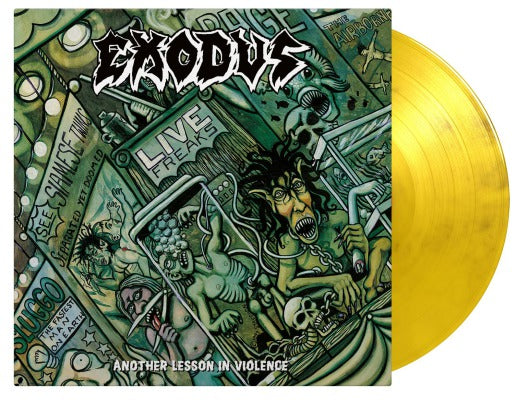 Another Lesson In Violence (Limited Edition, 180 Gram Vinyl, Colored Vinyl, Yellow & Black Marble) [Import] (2 Lp's) - Exodus