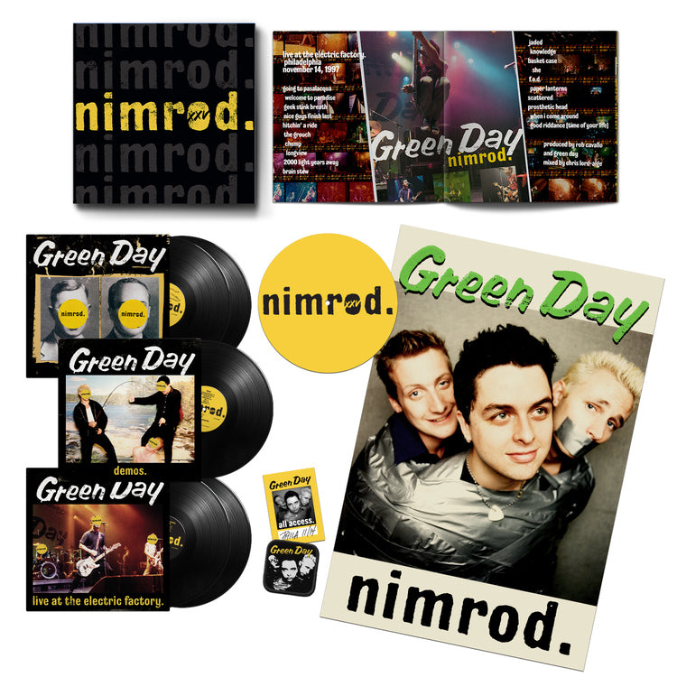 Nimrod (25th Anniversary Edition) (Indie Exclusive Silver Vinyl) 5 LP - Green Day