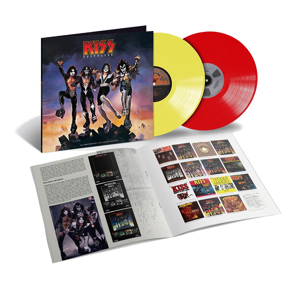 Destroyer: 45th Anniversary (Limited Edition, Yellow & Red Colored Vinyl,Deluxe Edition) (2 Lp's) - KISS