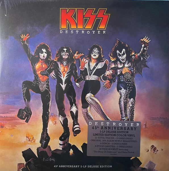 Destroyer: 45th Anniversary (Limited Edition, Yellow & Red Colored Vinyl,Deluxe Edition) (2 Lp's) - KISS