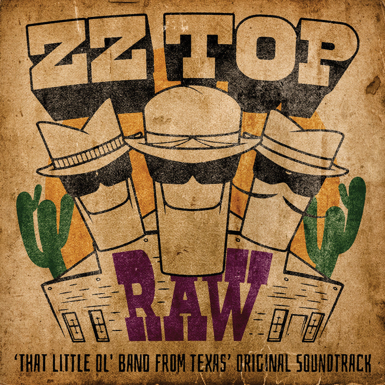 RAW (‘That Little Ol' Band From Texas’ Original Soundtrack) [INDIE EX] [Tangerine Vinyl] - ZZ Top